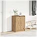 Scarpiera Rovere Artigianale 57x34x76 cm in Legno Multistrato - Foto miniatura 1