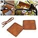 Coppia Di Manopole Per Manubrio Da Bicicletta In Pelle Pu Per Mountain Bike Lightbrown - Foto miniatura 3