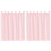 Tende In Voile Con Passanti 2 Pz Rosa Chiaro 140x140 Cm - Foto miniatura 1