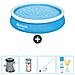 Piscina Fuori Terra - In Giro - 366x76 Cm - Blu - Include Accessori Coordinati Cb58 - Foto miniatura 1