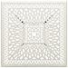 Tavolo Da Giardino Bianco 90x90x73 Cm In Alluminio Pressofuso - Foto miniatura 3