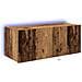 Cabinet TV  con luci LED Legno Vecchio 80x35x31 cm - Foto miniatura 1
