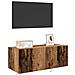 Cabinet TV  con luci LED Legno Vecchio 80x35x31 cm - Foto miniatura 9