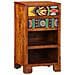 Supporto per telefono Marrone miele 40x35x75 cm Legno massello di Acacia - Foto miniatura 1