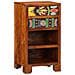 Supporto per telefono Marrone miele 40x35x75 cm Legno massello di Acacia - Foto miniatura 3