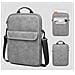 Borsa Per Laptop Da Lavoro Con Maniglia - Custodia Impermeabile E Antiurto Per Tablet Darkgrey 13 Pollici - Foto miniatura 2