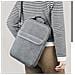 Borsa Per Laptop Da Lavoro Con Maniglia - Custodia Impermeabile E Antiurto Per Tablet Darkgrey 13 Pollici - Foto miniatura 6