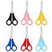 Forbici Per Bambini Con Righello 2 In 1 Punte Smussate Set 6 Pezzi Colorate - Foto miniatura 1