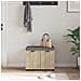Panca per ingresso con cuscino Rovere Sonoma 60 x 38 x 46 cm - Foto miniatura 4