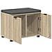 Panca per ingresso con cuscino Rovere Sonoma 60 x 38 x 46 cm - Foto miniatura 5