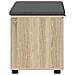Panca per ingresso con cuscino Rovere Sonoma 60 x 38 x 46 cm - Foto miniatura 7