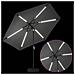Parasol da Giardino con Luci LED 300 x 300 cm Poliestere - Foto miniatura 8