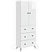 Set di armadi 2 pcs Bianco Lucido 66 x 34,5 x 90 cm - Foto miniatura 1