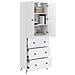 Set di armadi 2 pcs Bianco Lucido 66 x 34,5 x 90 cm - Foto miniatura 2