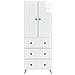 Set di armadi 2 pcs Bianco Lucido 66 x 34,5 x 90 cm - Foto miniatura 4