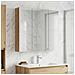 Mobiletto per specchio da bagno con porta Rovere Artigianale - Foto miniatura 4