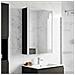Mobiletto per specchio da bagno Rovere Nero 33 x 11,5 x 50 cm - Foto miniatura 4