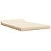 Divano Letto Pieghevole Crema 120 x 60 x 49 cm Tessuto - Foto miniatura 3