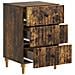 Armadio da Notte con cassetto Rovere Fumo 43x 41 x 66,5 cm - Foto miniatura 3