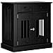 Mobile da cassa per cani Rovere Nero 80 x 47,5 x 80 cm - Foto miniatura 1
