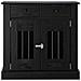 Mobile da cassa per cani Rovere Nero 80 x 47,5 x 80 cm - Foto miniatura 4