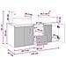 Set di Armadi da Bagno 3 pz Bianco Lucido 49,5 x 41 x 63 cm - Foto miniatura 10