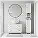 Set di Armadi da Bagno da 2 Pezzi EDE Bianco Lucido - Foto miniatura 5