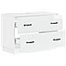 Armadio per Lavabo da Bagno HOORN Bianco Lucido 82 x 41 x 56 cm - Foto miniatura 3