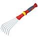 2722000 Ld-2K Scopetta Con Denti In Acciaio E Impugnatura Soft-Grip - Foto miniatura 1