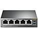 Switch Unmanaged TL-SFP1005P 5 Porte / Interfacce 5 x 10/100Mbps RJ45 (4 x PoE) Colore Nero  - Foto miniatura 1