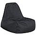 Poltrona Sacco In Poliestere Nera Siesta - Foto miniatura 16