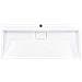 Lavandino 100x46x11 Cm Blocco In Marmo / minerale Bianco - Foto miniatura 4