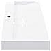 Lavandino 100x46x11 Cm Blocco In Marmo / minerale Bianco - Foto miniatura 5