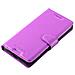 Custodia Compatibile Con Sony Xperia X In Violetta Ametista - Coperchio Protettiva Con Chiusura Magnetica, Funzione Stand E Tasca Per Le Carte - Foto miniatura 3
