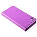 Custodia Compatibile Con Sony Xperia X In Violetta Ametista - Coperchio Protettiva Con Chiusura Magnetica, Funzione Stand E Tasca Per Le Carte - Foto miniatura 4