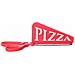 Forbici Per Pizza Con Paletta Per Servire Rosso - Foto miniatura 1