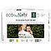 Eco Da Naty Pannolino Ecologico Premium Basata Vegetale Con Lo 0% Di Plastica A Base Di Petrolio Sulla Pala Taglia 1 25 Kg 100 Pannolini 4 Pezzi (4 X 25 Pezzi)  - Foto miniatura 1
