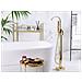 Miscelatore Per Vasca Da Bagno Freestanding Oro Ribbon - Foto miniatura 9