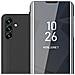 Custodia Compatibile Con Samsung Galaxy A13 5g In Tormalina Nera - Clear View Specchio Coperchio Protettivo Con Funzione Di Supporto Protezione A 360 Gradi - Foto miniatura 1