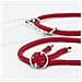 Catena Di Telefoni Cellulari Compatibile Con Motorola Moto G5 In Rosso Rubino - Coperchio Protettivo In Silicone Con Anelli D'argento, Cinturino In Corda E Custodia Staccabile - Foto miniatura 3