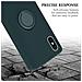 Custodia Compatibile Con Apple Iphone Xs Max In Liquid Verde - Coperchio Protettivo In Silicone Tpu Flessibile Con Anello - Foto miniatura 8