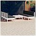 Set Divani Da Giardino 7 Pz Con Cuscini Antracite Legno Di Pino - Foto miniatura 1