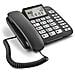 DL580 Telefono Fisso a Filo con Tasti Grandi / Vivavoce/ ID Chiamata Colore Nero - Foto miniatura 2