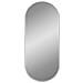 Specchio Da Parete Argento 60x25 Cm Ovale - Foto miniatura 2