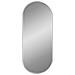 Specchio Da Parete Argento 60x25 Cm Ovale - Foto miniatura 3
