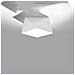 Lampada Da Soffitto Hexa 25 Bianco Sl. 0686 - Moderno Lampade Da Soffitto Bianco 15x25x25 Cm - Foto miniatura 2