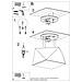 Lampada Da Soffitto Hexa 25 Bianco Sl. 0686 - Moderno Lampade Da Soffitto Bianco 15x25x25 Cm - Foto miniatura 5