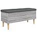Panca Portaoggetti Grigio Sonoma 102x42x46 Cm Legno Multistrato - Foto miniatura 2