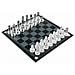 Set Scacchi In Vetro Scacchiera Moderna Gioco Classico Con 33 Pezzi 20 X 20 Cm - Foto miniatura 1