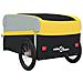 Rimorchio Da Bici Nero E Giallo 45 Kg In Ferro - Foto miniatura 2
